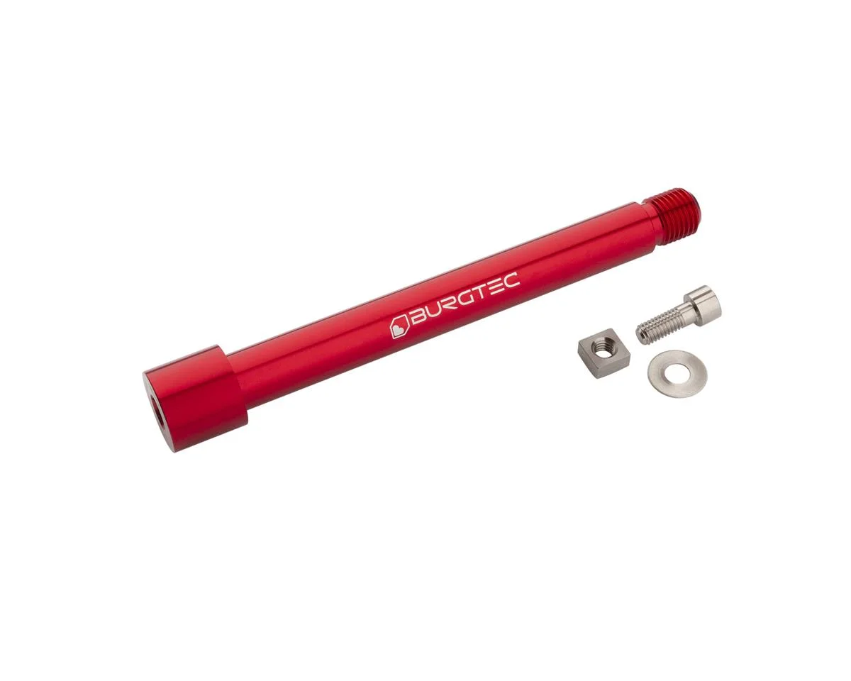 Burgtec Fox Fork 2021+ Axle (Race Red) (15 x 110mm) (Fox 36/38)